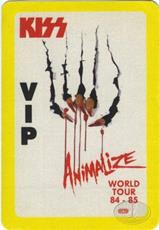 KISS 1984/85 Animalize VIP Backstage Pass : Affiliate Product | CFF Radio