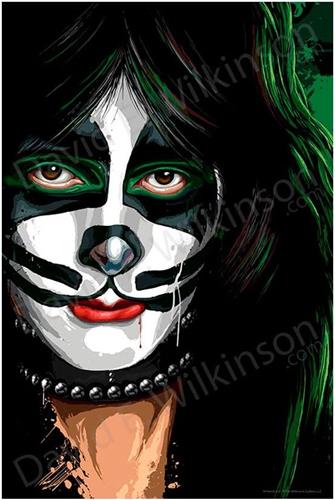 The Wilkinson Gallery KISS Peter Criss Large Format Art Giclee - Modern Design : Amazon Product Link | CFF Radio