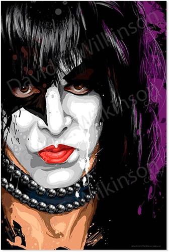 The Wilkinson Gallery KISS Paul Stanley Large Format Art Giclee - Modern Design : Amazon Product Link | CFF Radio